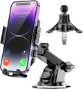 Car Phone Holder Mount 3 in 1 - Strong Suction, Triangle Clip