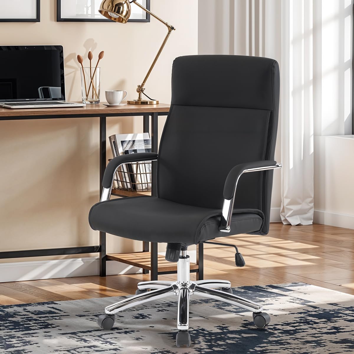 MOJAY High Back Executive Office Chair - Rocking Function, Ergonomic Design