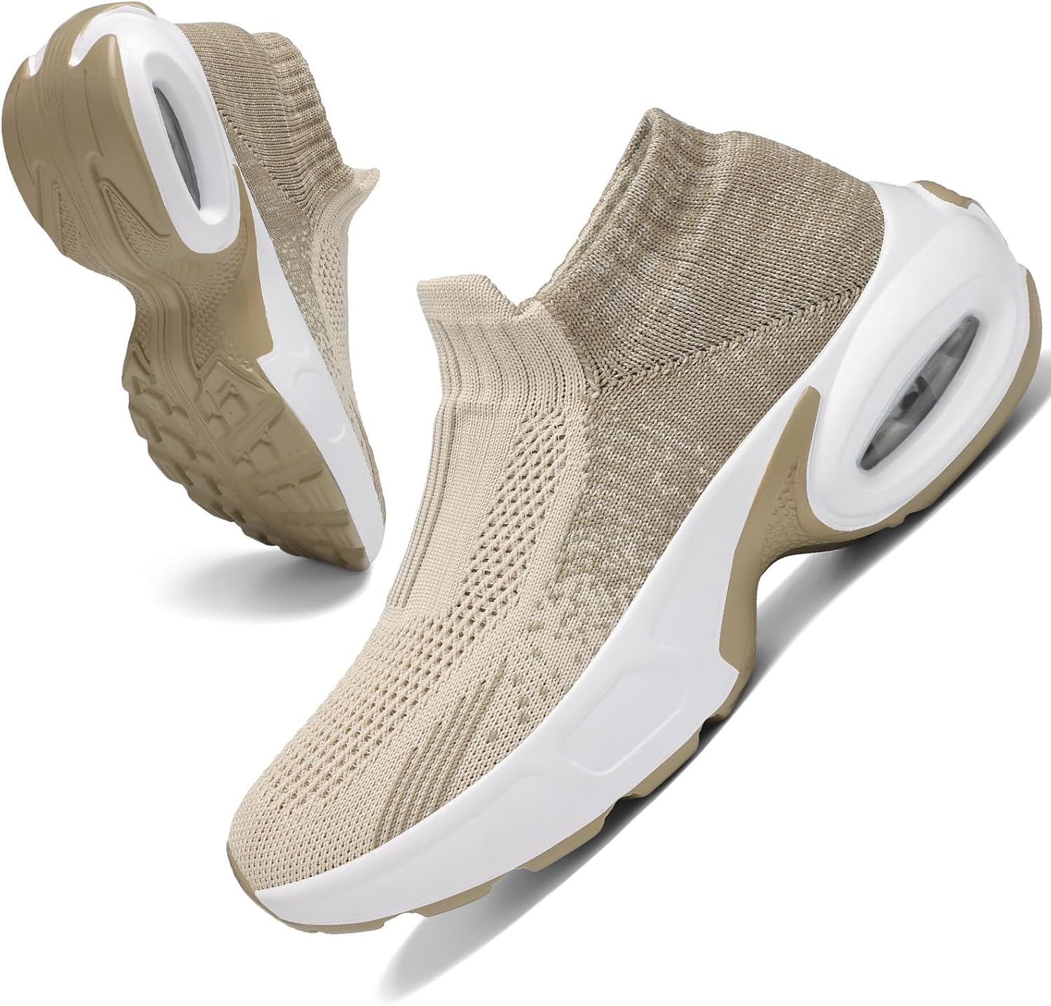 Mesh Sneakers for Women - Lightweight Slip On Air Cushion Shoes