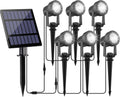 CREPOW Solar Spot Lights Outdoor for Garden and Pathways