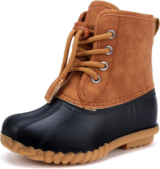 Toddler Winter Boots Waterproof Duck Snow Boots for Cold Weather