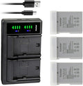 Kastar 3-Pack EN-EL14a Battery and LTD2 USB Charger - Reliable Power