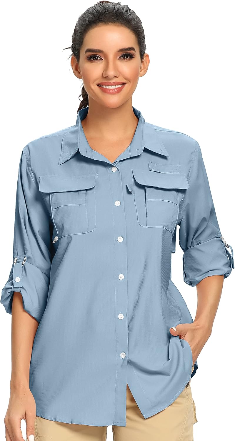 Jessie Kidden Women's UV Sun Shirt, UPF 50+ Protection