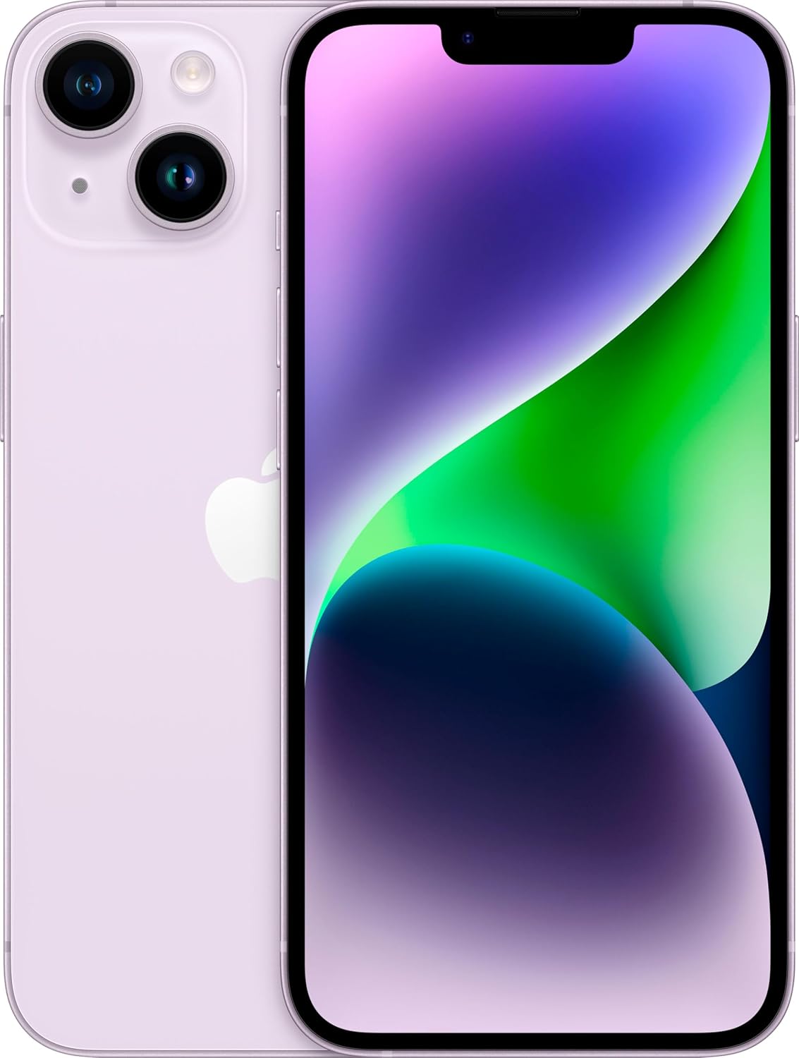 Apple iPhone 14 128GB Purple for Cricket Wireless Renewed