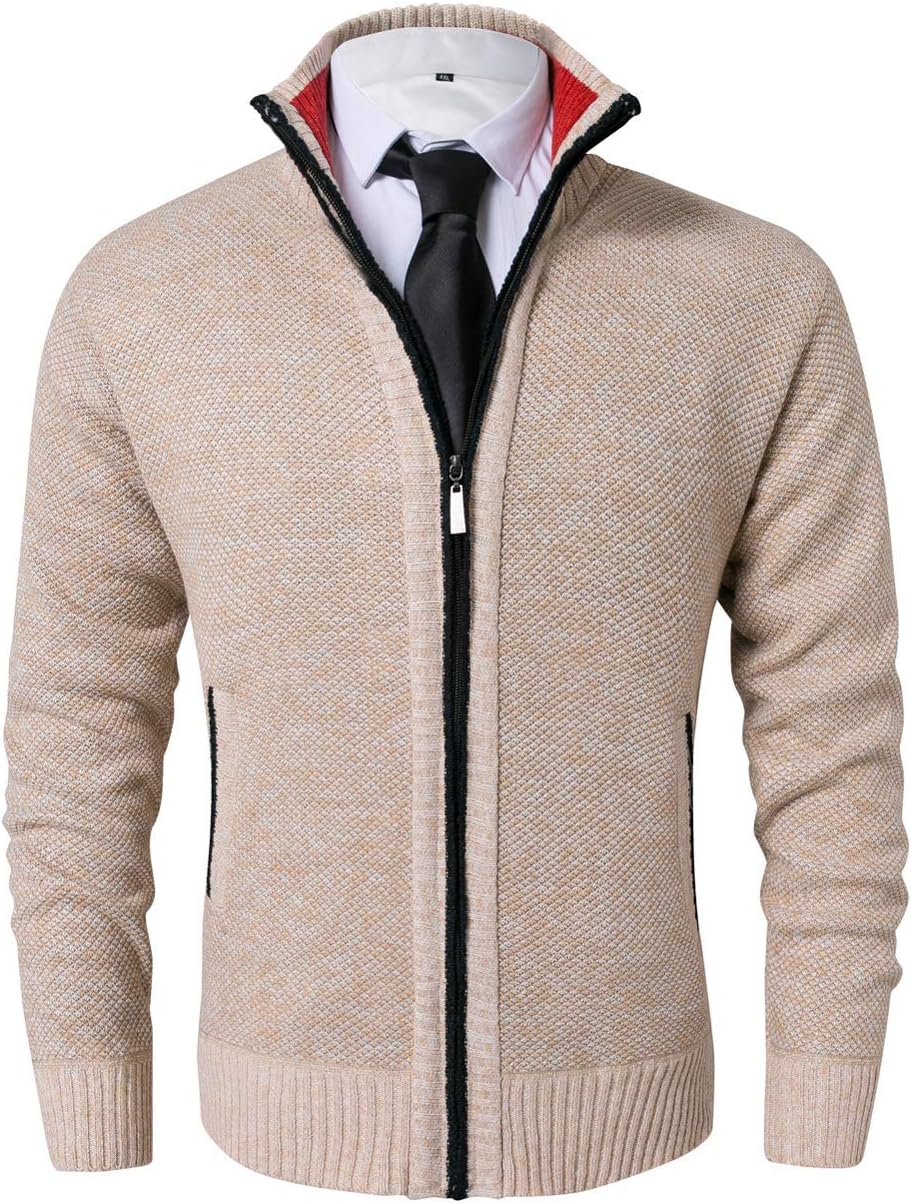 Vcansion Men's Classic Cardigan Sweater for All Seasons Wear