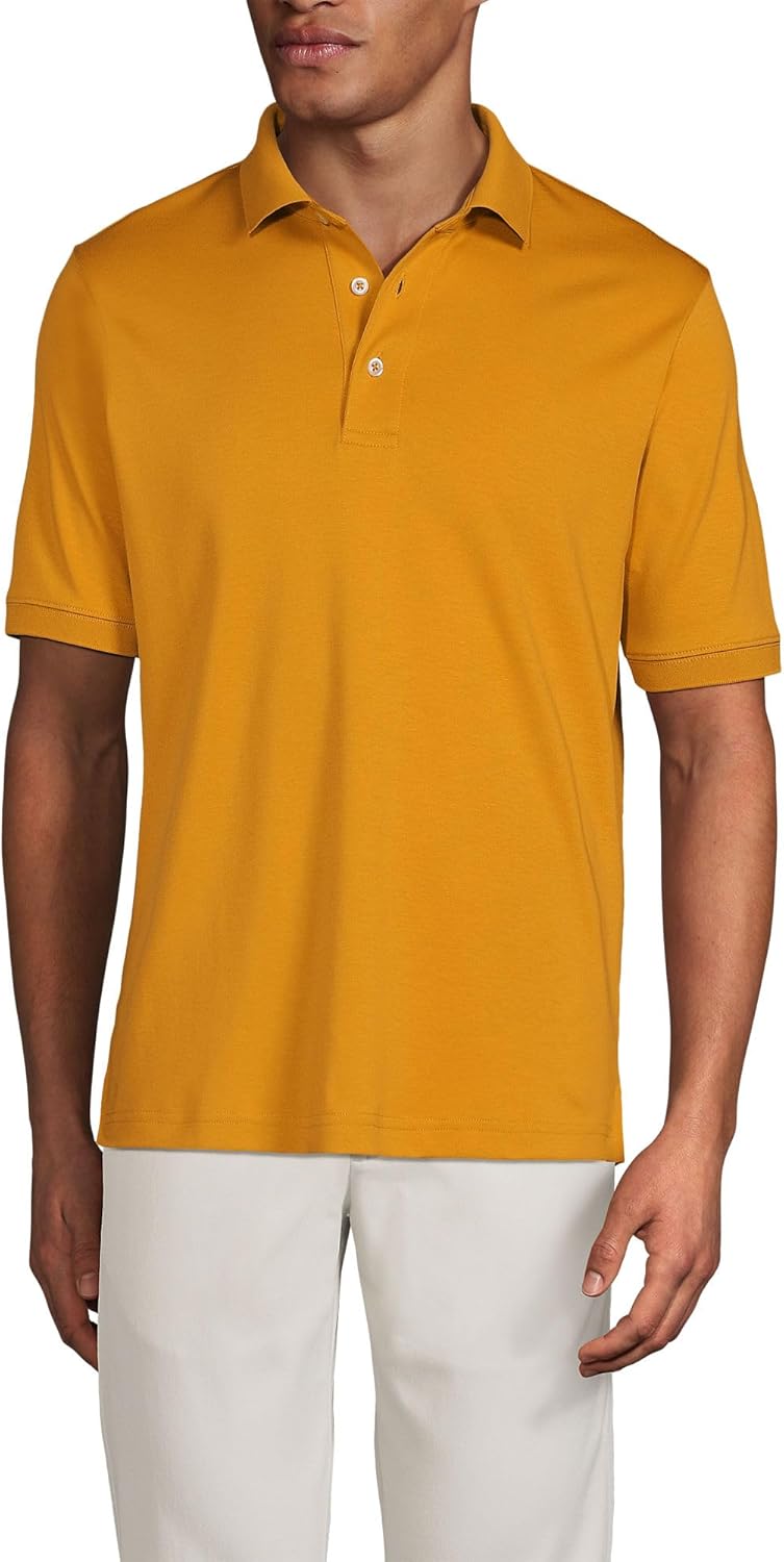 Men's Short Sleeve Supima Cotton Polo Shirt for All Occasions