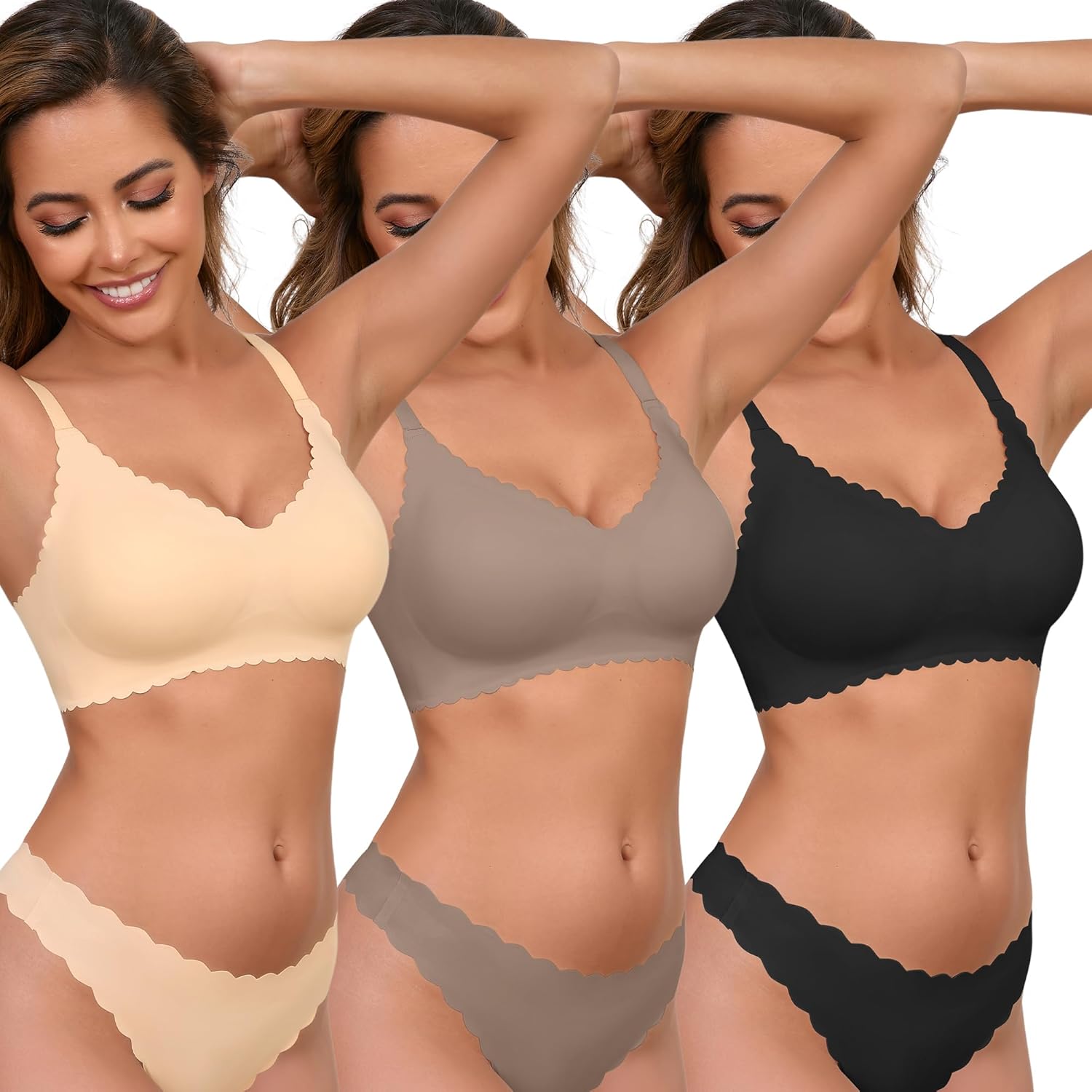 Wireless Seamless Bras for Women with Support and Comfort
