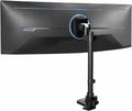 VIVO Clamp-on Single Ultra Wide Monitor Desk Mount - Low Profile Heavy