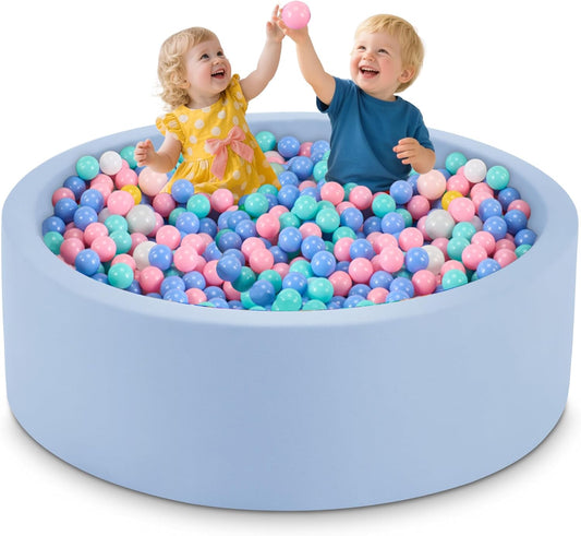 47.2in x 15.7in Foam Ball Pit for Toddlers - Ideal Play Space