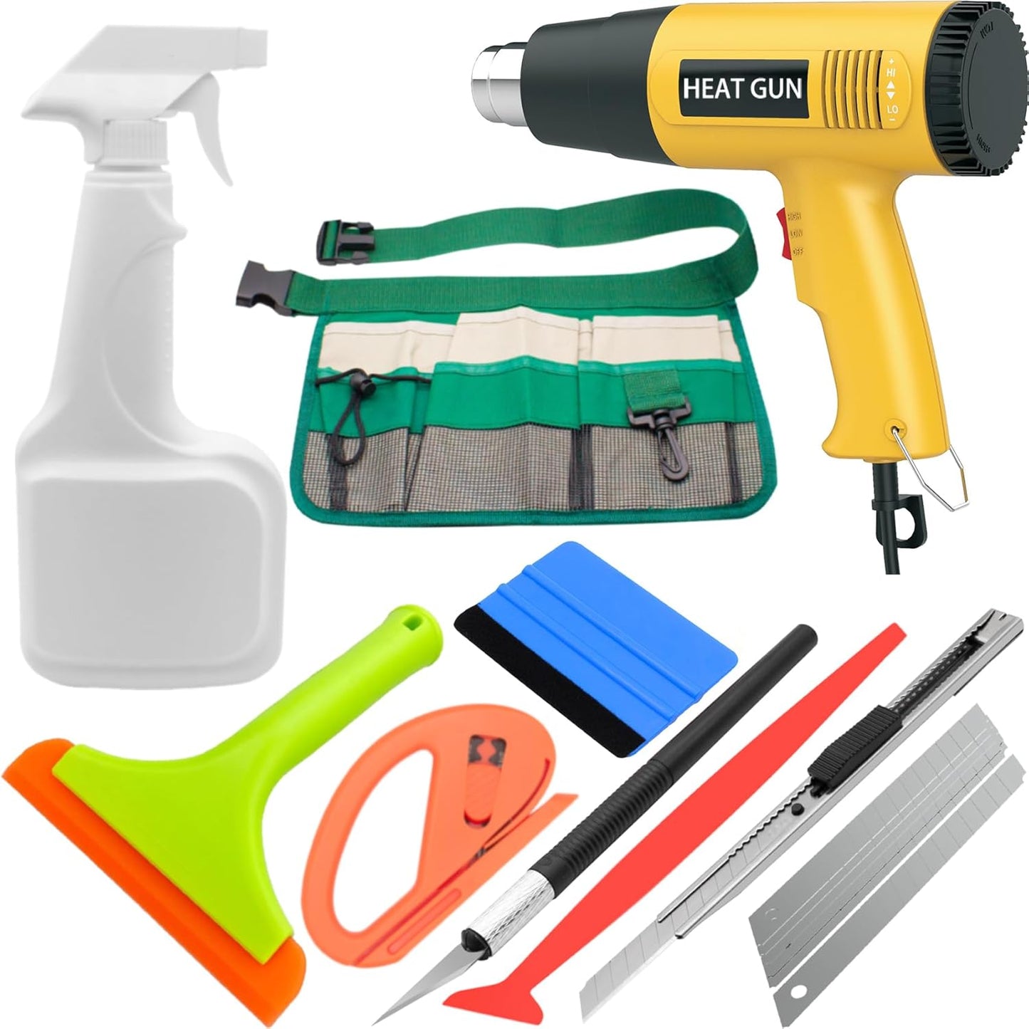Spanno Vinyl Wrap Tool Kit for Easy Car Tint Installation