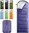 30F Sleeping Bag for Adults Teens Kids - Lightweight Waterproof