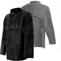 Leather Welding Jacket Heavy Duty Cowhide Weld Coat - Breathable