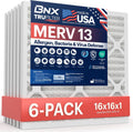 BNX TruFilter 16x16x1 MERV 13 Air Filter for Cleaner Air