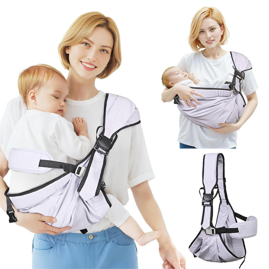 Adjustable Baby Carrier: Comfortable & Lightweight for 25-60 lbs