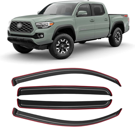 AWVRG in-Channel Window Rain Guards for Tacoma 2016-2023