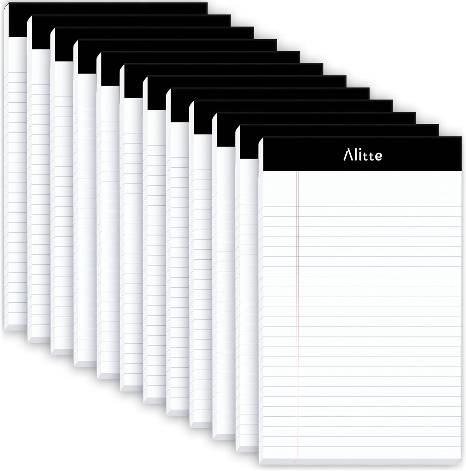 Premium Legal Notepads - No Ink Bleeding, Thick Paper - Pack of 12