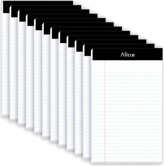 Premium Legal Notepads - No Ink Bleeding, Thick Paper - Pack of 12