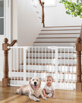 Cumbor 29.7-54.2in Wide Baby Gate for Stairs - Self Closing Safety