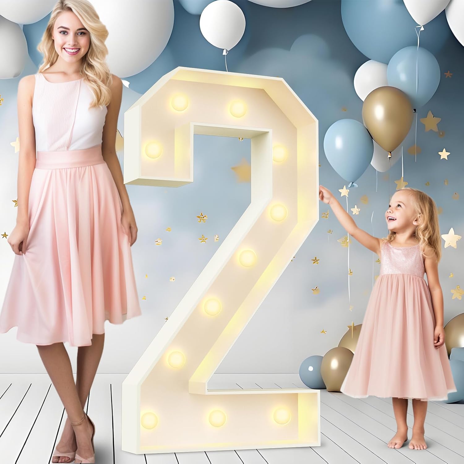 Light Up Your Party with 4FT Marquee Numbers for Celebrations