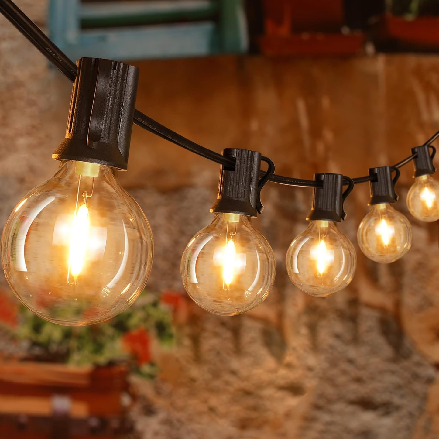 Ollny 150FT Outdoor String Lights for Stunning Ambiance
