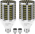 65W LED Corn Light Bulb 2 pack - 7800LM Daylight 5000K