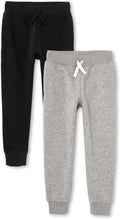 Boys Active Fleece Jogger Sweatpants Pack - Soft, Durable Comfort