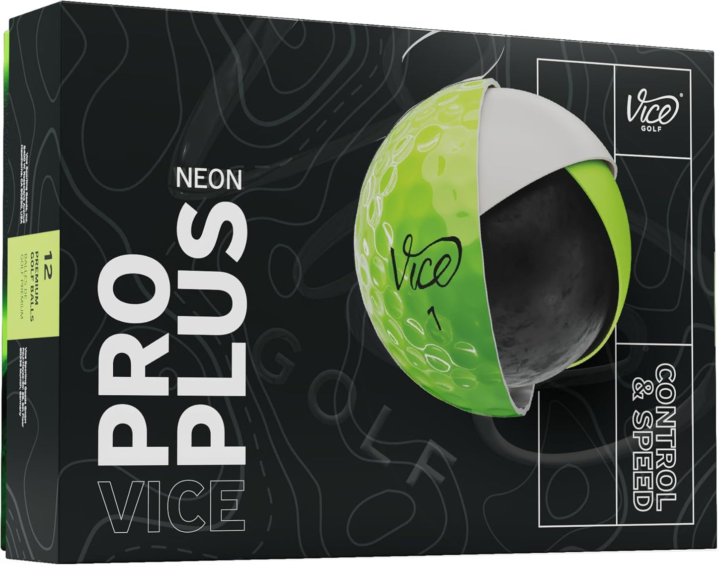 Vice Pro Plus Golf Balls for High Swing Speed Players