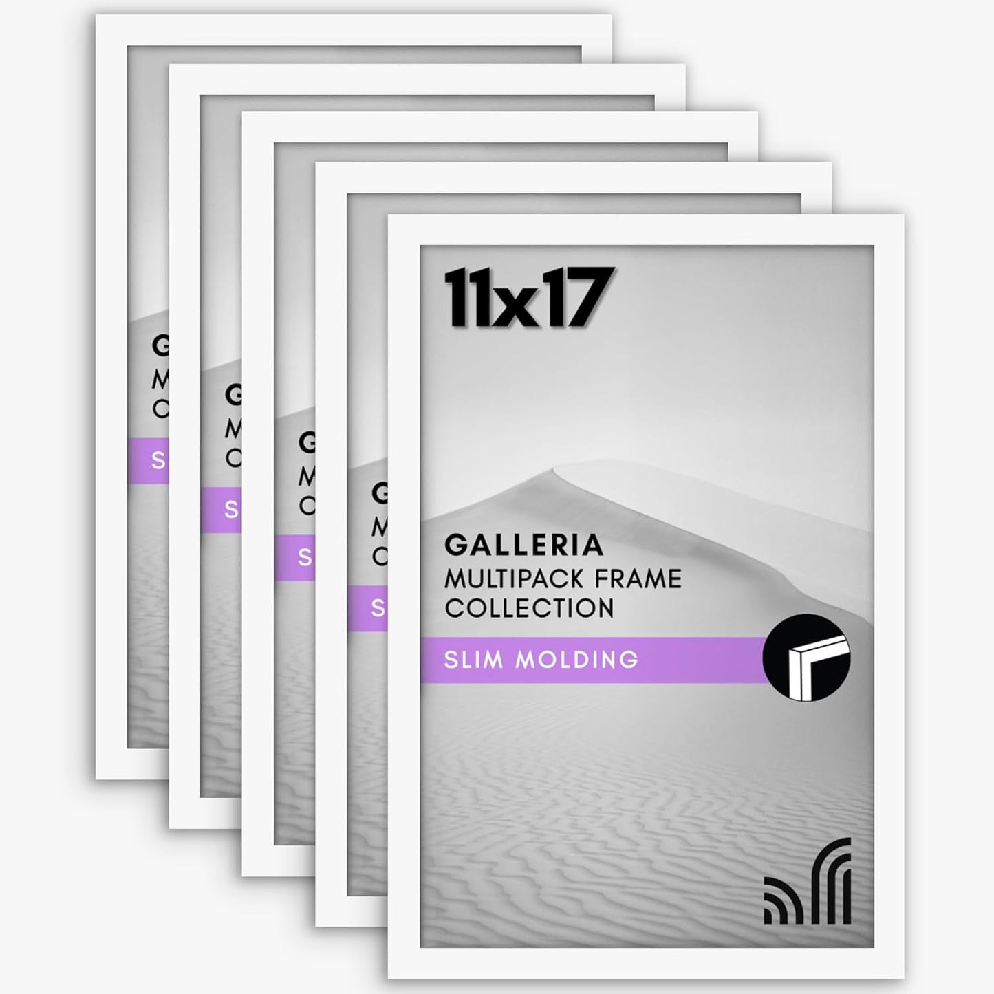 11x17 Picture Frames Set of 5 for Stylish Wall Display