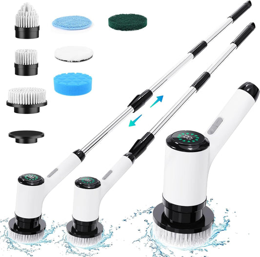 Electric Spin Scrubber for Effortless Bathroom Cleaning Power