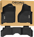 OEDRO Floor Mats Fit for 2002-2008 Dodge Ram Quad Cab - All-Weather