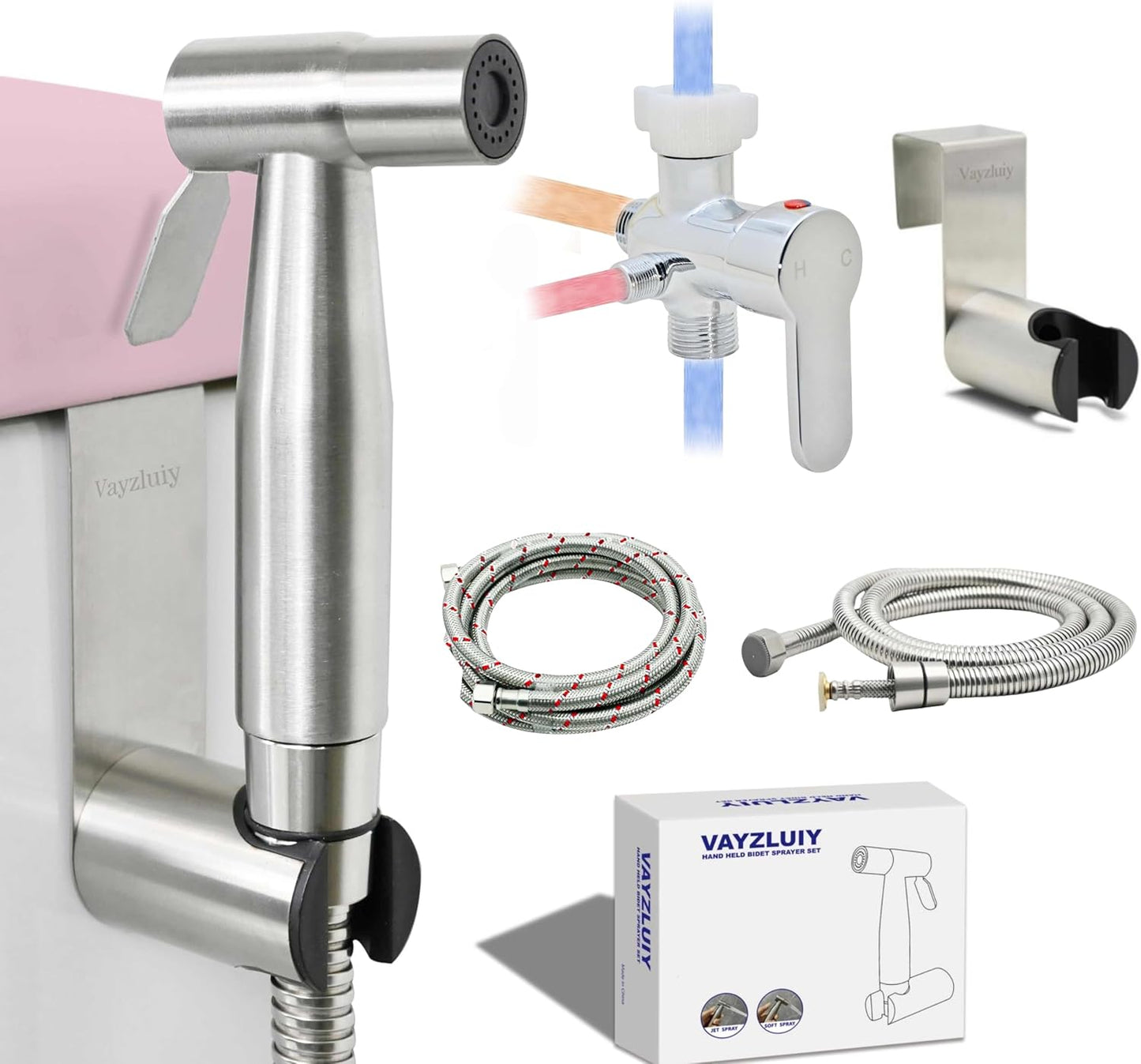 Handheld Toilet Bidet Sprayer for Adjustable Water Pressure Control
