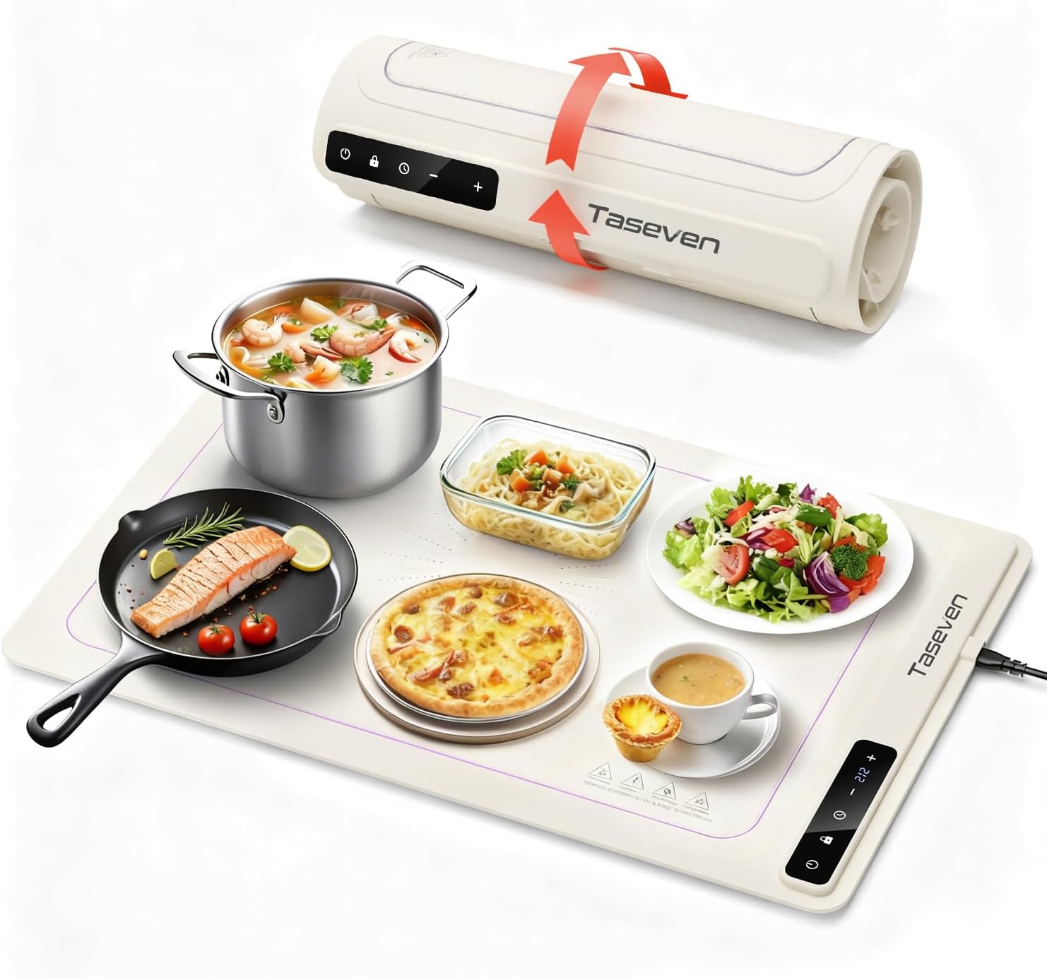 Food Warming Mat with 7 Temperature Settings for Parties