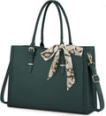 Laptop Bag for Women 15.6 in Waterproof Leather Tote - Large Capacity
