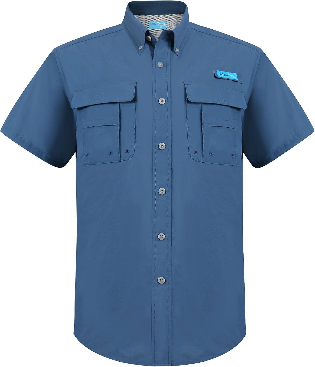 Tuna Men's UV UPF 50+ Fishing Shirts for Sun Protection and Comfort