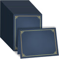 GNL Certificate Holders - 200 Pack Blue Certificate Covers for 8.5 x