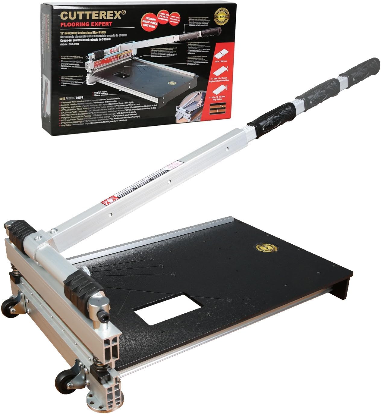 Heavy Duty 13 in Professional Laminate Floor Cutter for Precision Cuts