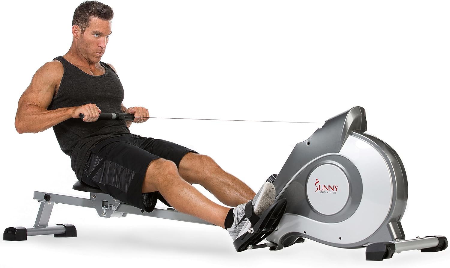 Sunny Rowing Machine: Foldable, Full-Body Workout
