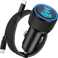 Apple MFi Certified iPhone 16 Fast Car Charger 67W - Triple Port PD/QC