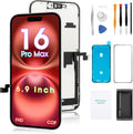 OLED Screen Replacement for iPhone 16 Pro Max 6.9 in - TrueTone OLED