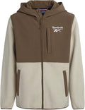 Reebok Boys Hooded Fleece Jacket - Warm Winter Coat for Kids
