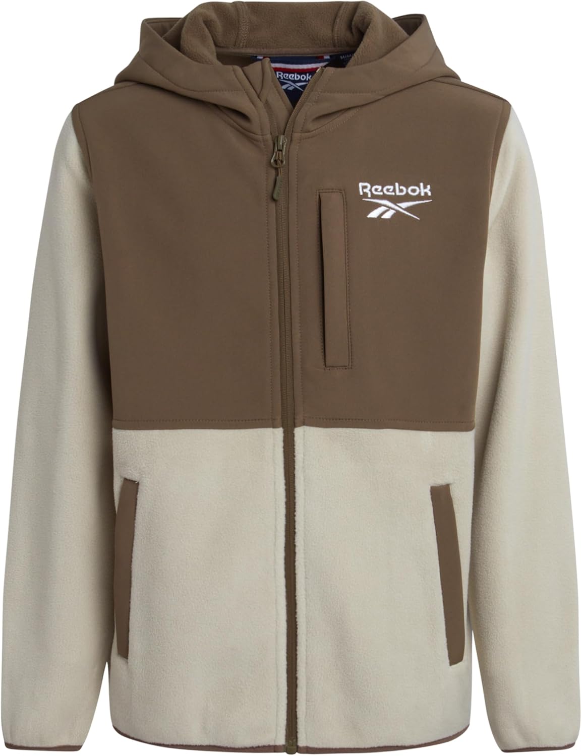 Reebok Boys Fleece Jacket - Cozy Hooded Winter Coat for Kids