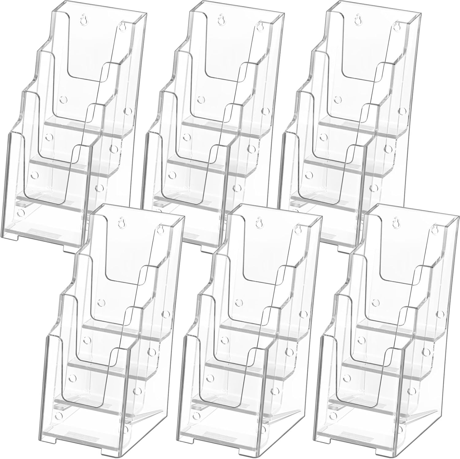 MaxGear Acrylic Brochure Holder for Clear Literature Display