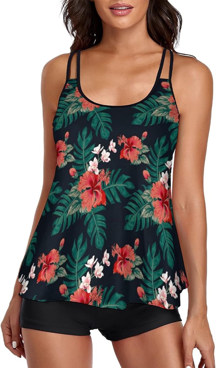 Urchics Womens Tankini Swimsuits for Tummy Control and Style