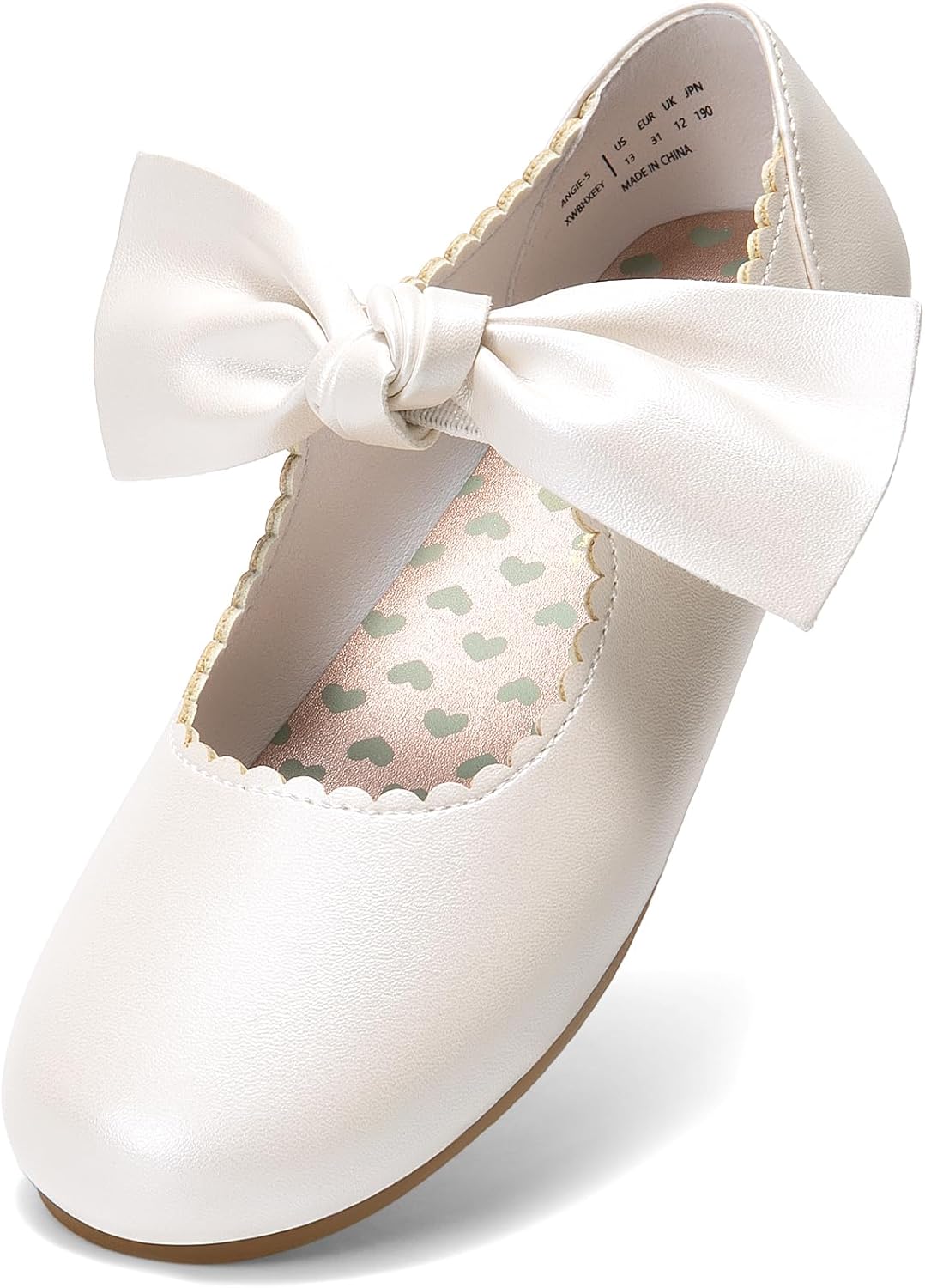 DREAM PAIRS Girls Ballerina Flats with Bow for Every Occasion