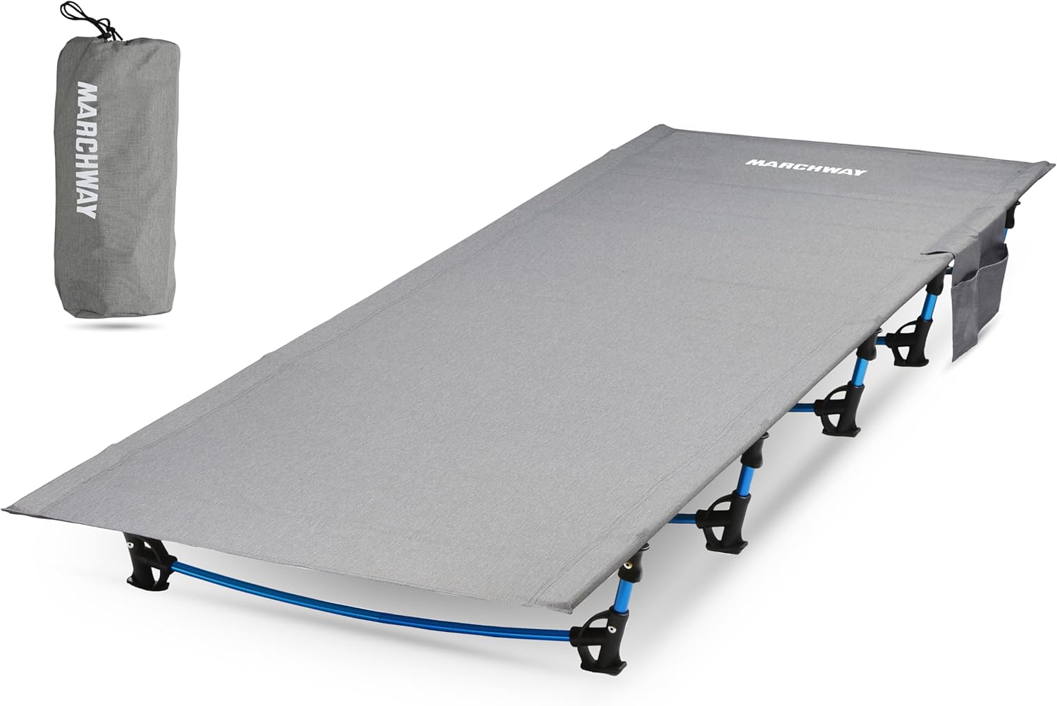 MARCHWAY Ultralight Folding Tent Camping Cot Bed for Travel