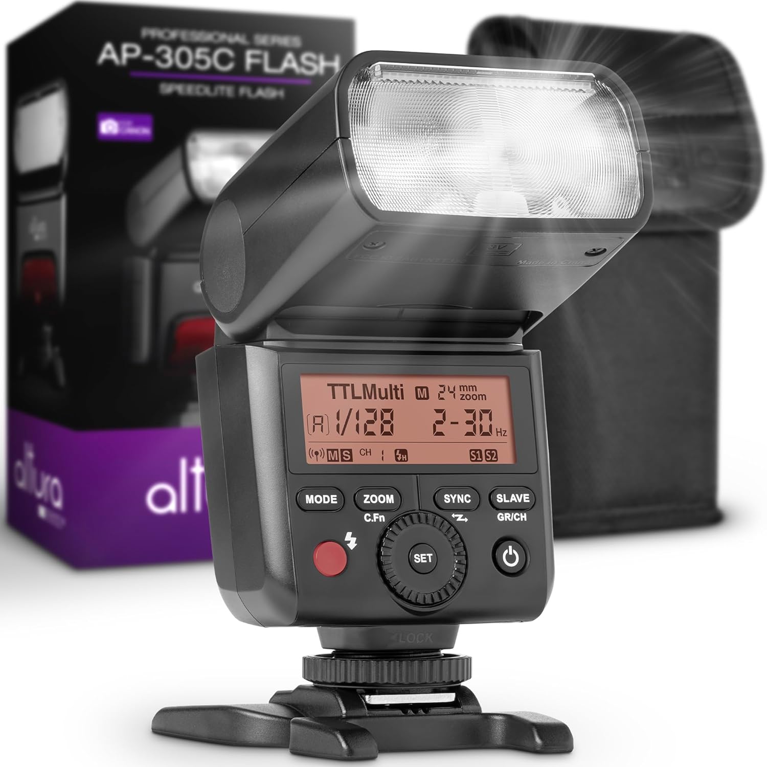 Altura Photo AP-305C Flash for Canon: Compact Wireless Speedlite