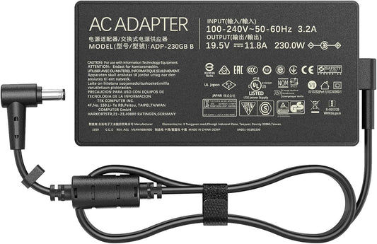 230W Laptop Charger for Asus ROG Zephyrus and Strix Series