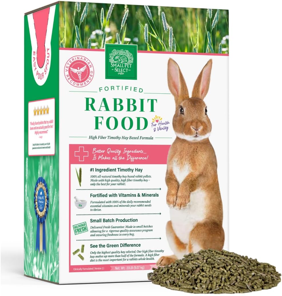 Small Pet Select Rabbit Food Pellets for Healthy Bunnies