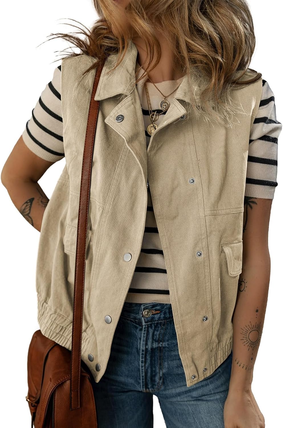 Dokotoo Womens Vests for Fall 2025 - Stylish Sleeveless Jacket
