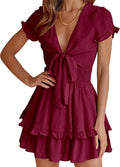 PRETTYGARDEN Women's Summer Mini Dress for Beach Getaways